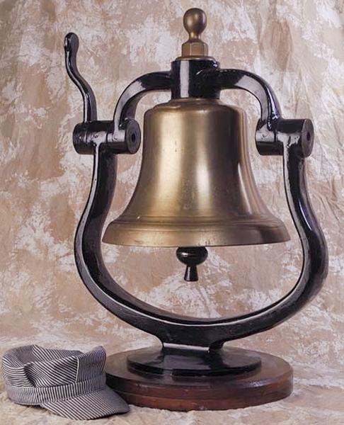 15 1/2inch Presentation Bell given to a Railroad Exec. By
Register & Webb Baltimore, the makers of the bell - $7,000