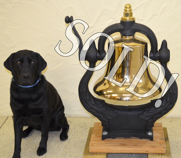 16inch Southern Pacific Bell with ornate hardware $4,200